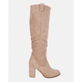 thumbnail image 2 of Women  Knee High Boots Chunky Block Heel Wide Calf Round Toe Side Zipper Fashion Dress Boot, 2 of 3