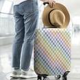 thumbnail image 2 of Colorful Checkerboard Pattern Luggage Cover Fashion Suitcase Cover Baggage Covers Fit 25-28 Inch Luggage (Go Travel), 2 of 5