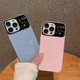 thumbnail image 4 of Compatible with iPhone 13 Pro Max Slim Case,Luxury Bling Transparent Hard PC Anti-Scratch Shockproof Case with Window Glass Lens Camera Protectorfor iPhone 13 Pro Max Women Girl Men-Pink, 4 of 7