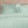 thumbnail image 2 of Vue Signature Rona 3 Piece 100% Cotton Duvet Set - King - Mint, 2 of 6