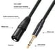 thumbnail image 2 of Cable Balanceado Audio Btafrte 6 35 Mm 1/4 Pulgada a XLR para Parlantes Con Micrófono (1) M, 2 of 9