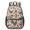 Rooster and Heart, variant on Rooster and Pumpkin Green Pattern 17" School Backpacks for Teens,Waterproof Oxford Fabric,S-Shape Padded Straps for School,Travel,Hiking,Camping