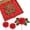 Red, variant on 50 PCS Red Artificial Flowers Real Looking Faux Foam Fake Roses with Stems for Wedding Decoration Bridal Shower Centerpieces Arrangements Party Tables Decor