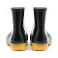 thumbnail image 3 of Men'S Multi-Season Rain Boots Warm Waterproof Anti-Slip Black PVC Adult Outdoor Work Rubber Boots, 3 of 4