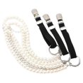 thumbnail image 1 of Punk Style Suspenders Women Y-shape Metal Clips Adjustable Pearl Strap, 1 of 5