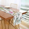 thumbnail image 7 of GZHJMY Floral Bird Pattern Table Runner Machine Washable Polyester Table Runner Rectangle Reversible Dresser Scarves Table Decor 13 x 90 Inch, 7 of 7