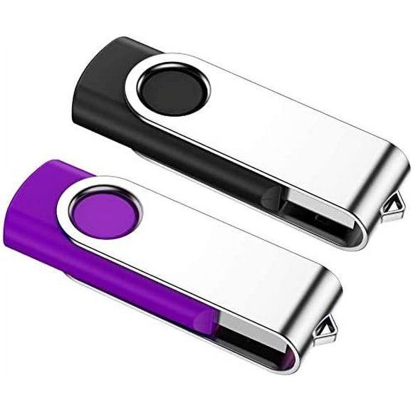 USB Stick 64GB,USB 2.0 Pen Drive Swivel Design, Flash Drive 2.0 for Data Storage Jump Drive