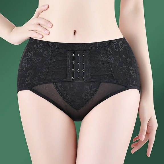 Women's Clothing Clearance Sale Plus Underwear Underoutfit Panties Womens Cute Underwear Soft Womens Underwear(Black)