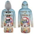 thumbnail image 3 of Wagging Tail Bichon Frise Celebrates Rainbow Pride Month LGBT LGBTQ+ All Over Print 3D Hooded Duffle Toggle Coat Bichons Dog Lovers Gifts Idea - 01003, 3 of 6