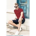 thumbnail image 2 of SPEEDRUN Polo Shirts for Men Short Sleeve Solid Color Men'S Golf Polo Shirts Business Polo Shirts Causal Collared Golf Tennis T-Shirt Red Xl, 2 of 11