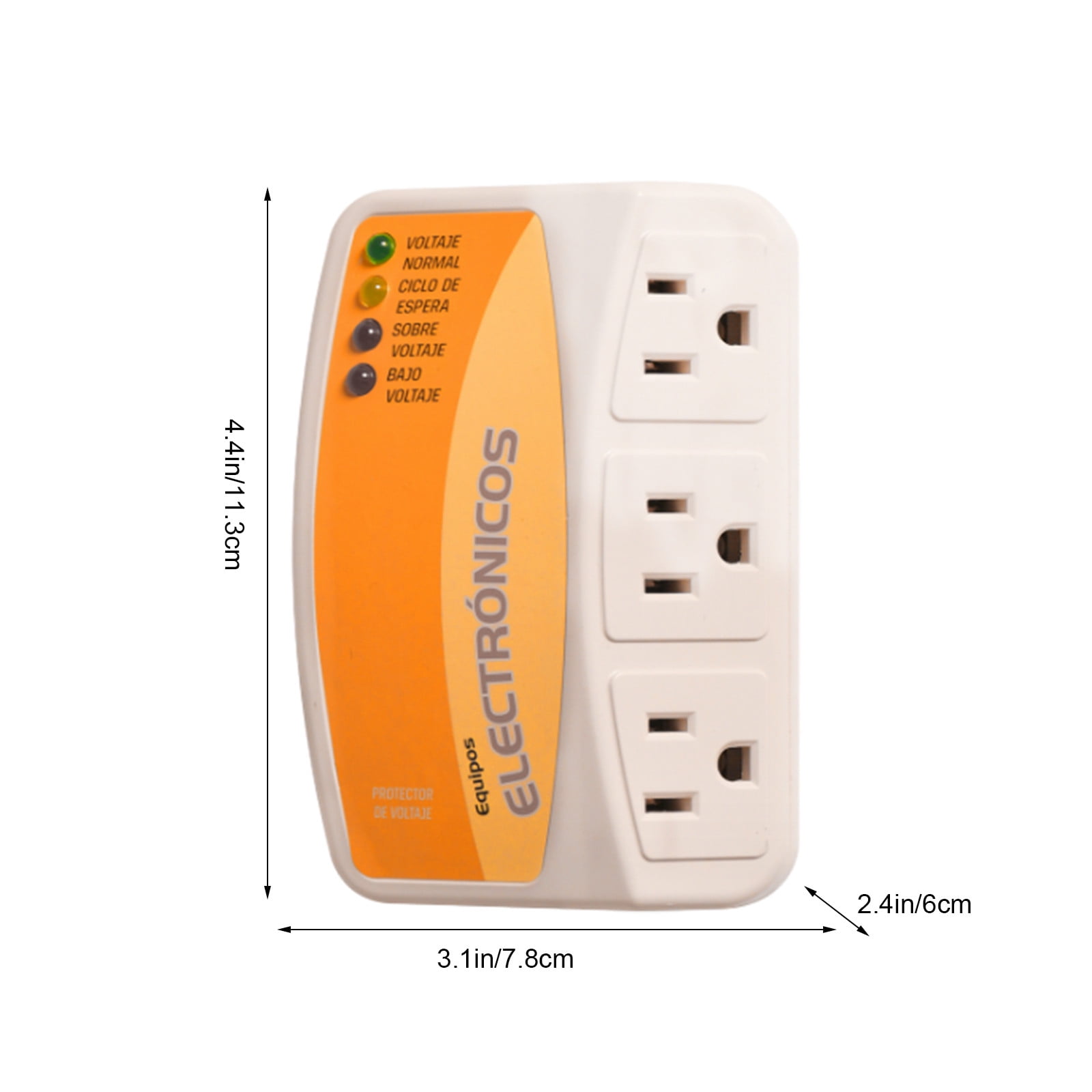 Beccgirl Surge Protector,Refrigerator Surge Protector, Voltage Protector,Surge Protecto Outlet, Home Appliance Single Outlet Power, Voltage Brownout Outlet Suitable PC/TV/Refrigerator