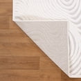 thumbnail image 2 of Luxe Weavers Modern Abstract Swirl Cream 2x3 Hallway Area Rug, 2 of 7
