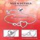 thumbnail image 2 of Infinity Bracelets for Womens,Silver Bracelet for Women Infinity Bracelet Silver Jewellery for Women,Adjustable Ladies Silver Bracelets, 2 of 5