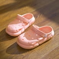 thumbnail image 4 of Boys Girls Garden Glogs Slide Sandals Kids Summer Water Shoes Slip On Clogs Indoor Outdoor Children Beach Pool Shoes(11-11.5 Years,Pink), 4 of 5