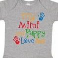 thumbnail image 4 of Inktastic Mimi and Pappy Love Me Boys or Girls Baby Bodysuit, 4 of 5