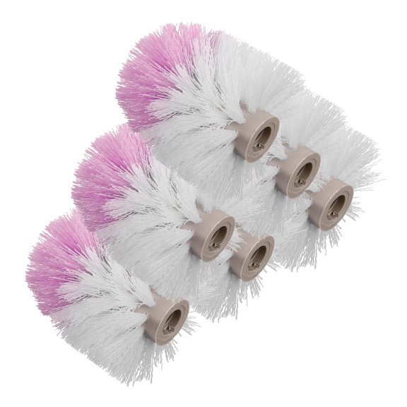 Hytrove 5Pcs Brush Head Replacement for Toilet Bowl Cleaning Plastic Easy Installation