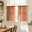 Terracotta-24"W x 36"L (Pack of 2), variant on Terracotta 50"W x 16"L (Pack of 1) Boho Striped Sheer Window Valance