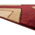 thumbnail image 4 of United Weavers Drachma Rimini Modern Abstract Runner Rug, Burgundy, 2'7" x 7'4", 4 of 5