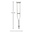 thumbnail image 4 of McKesson Aluminum Adult Underarm Crutches 5' 2" to 5' 10" User Ht., 4 of 4