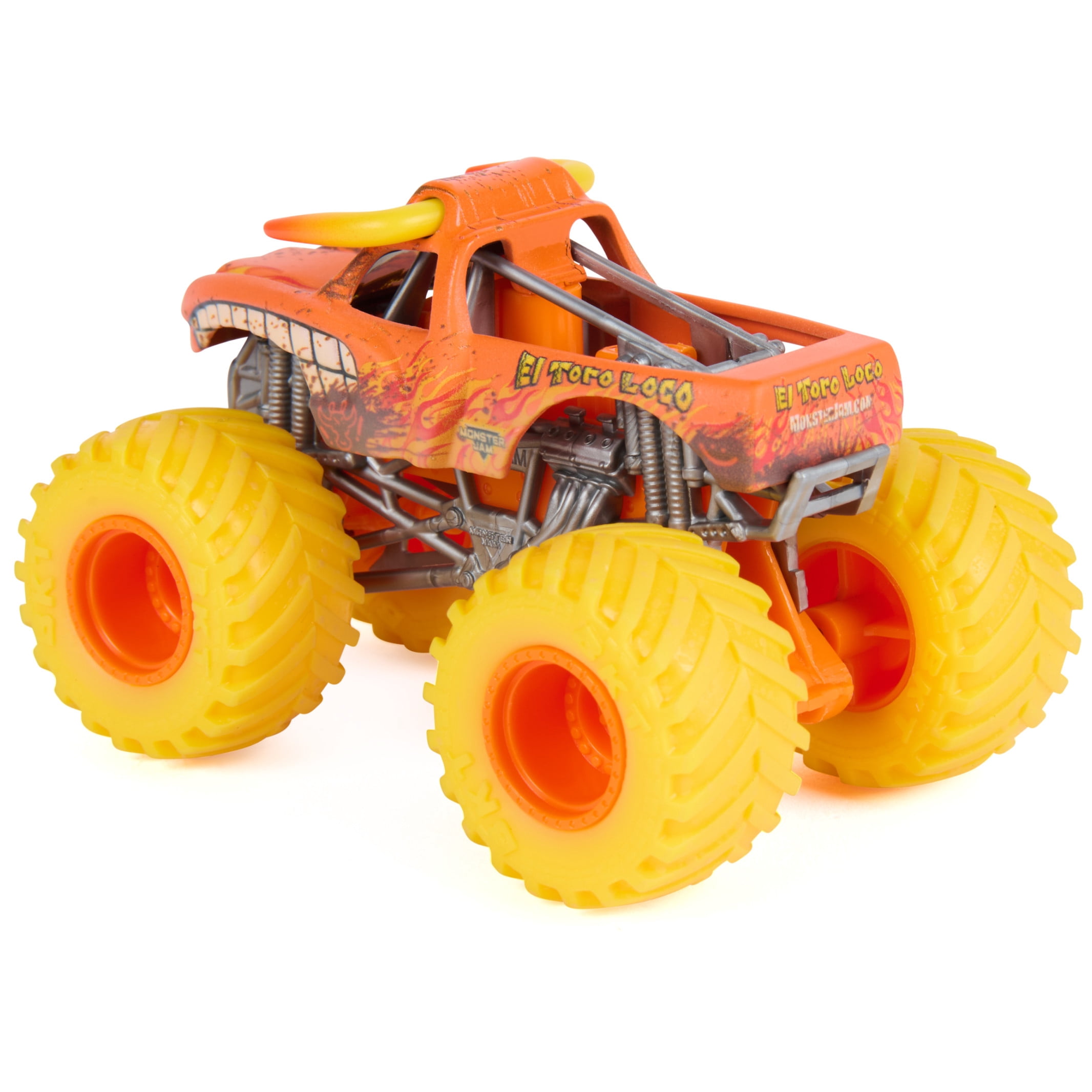 Monster Jam Mud Blasters El Toro Loco Color Change Monster Jam Truck 1:64 Die Cast Vehicle