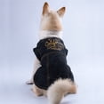thumbnail image 4 of Greeniant Ropa para mascotas Abrigo de algodón engrosado Ropa para mascotas Chaquetas de disfraces pequeños Elegante decoración hermosa para el Ropa para mascotas Negro L Greeniant PT000684-10, 4 of 6