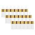 thumbnail image 2 of 20 Pieces Empty Glass Dropper Bottles Tincture Bottles Containers for Perfume Oils Liquids Gold 2ml, 2 of 8