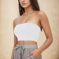 thumbnail image 2 of PEASKJP Women's Push up Underwire Bra Lingerie for Women Padded Tube Tops for Women White M, 2 of 5