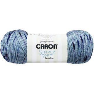 Caron Simply Soft Berry Blue Brites Yarn - 3 Pack of 170g/6oz