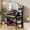 Black, variant on NEORIVER 32" Makeup Vanity Desk with Mirror and Lights, 3 Lighting Colors, 5 Storage Shelves & Large Drawer, White Vanity Set for Bedroom, Girls and Women