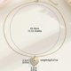 thumbnail image 3 of Collar con colgante de corazón de circonita con microincrustaciones y superficie fotosensible de alta calidad con diseño de estilo europeo y americano de nicho de moda - Plata TP-02962-02, 3 of 5