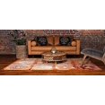 thumbnail image 4 of Unique Loom Estrella Collection Modern Abstract Area Rug, 9 x 12 Feet, Orange/Beige, 4 of 5