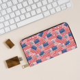 thumbnail image 6 of America Flags Wallet Women, Leather Bifold Multi Card Wallet, Women's Wallets, Long Purse, 6 of 7
