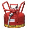 Justrite Type II DOT Safety Can,16-1/2 In. H,Red 7325130