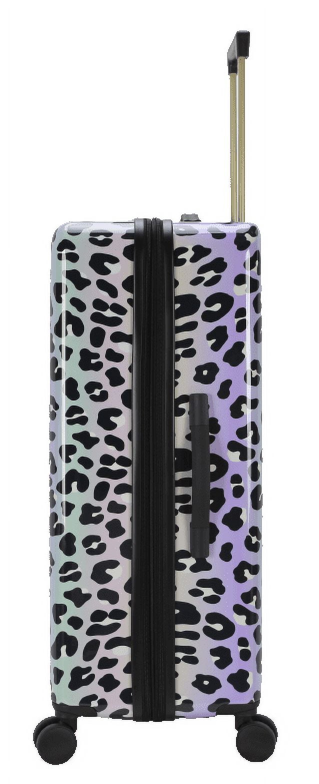 ABS Plastic 20-inch Hardside Carry-On Luggage in Leopard Print, Exclusive to Walmart.com, All Ages