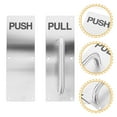 Tersarium Commercial Door Push Pull Plate Warehouse Door Pull Stainless