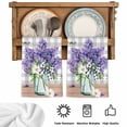 thumbnail image 5 of Purple Lavender Kitchen Towels Set of 3, Spring Butterfly Daisy Watercolor Gray Absorbent Dish Towels for Kitchen, Microfiber Hand Towel, Quick Drying Tea Towel for Cleaning Decorative Dishcloths, 5 of 7