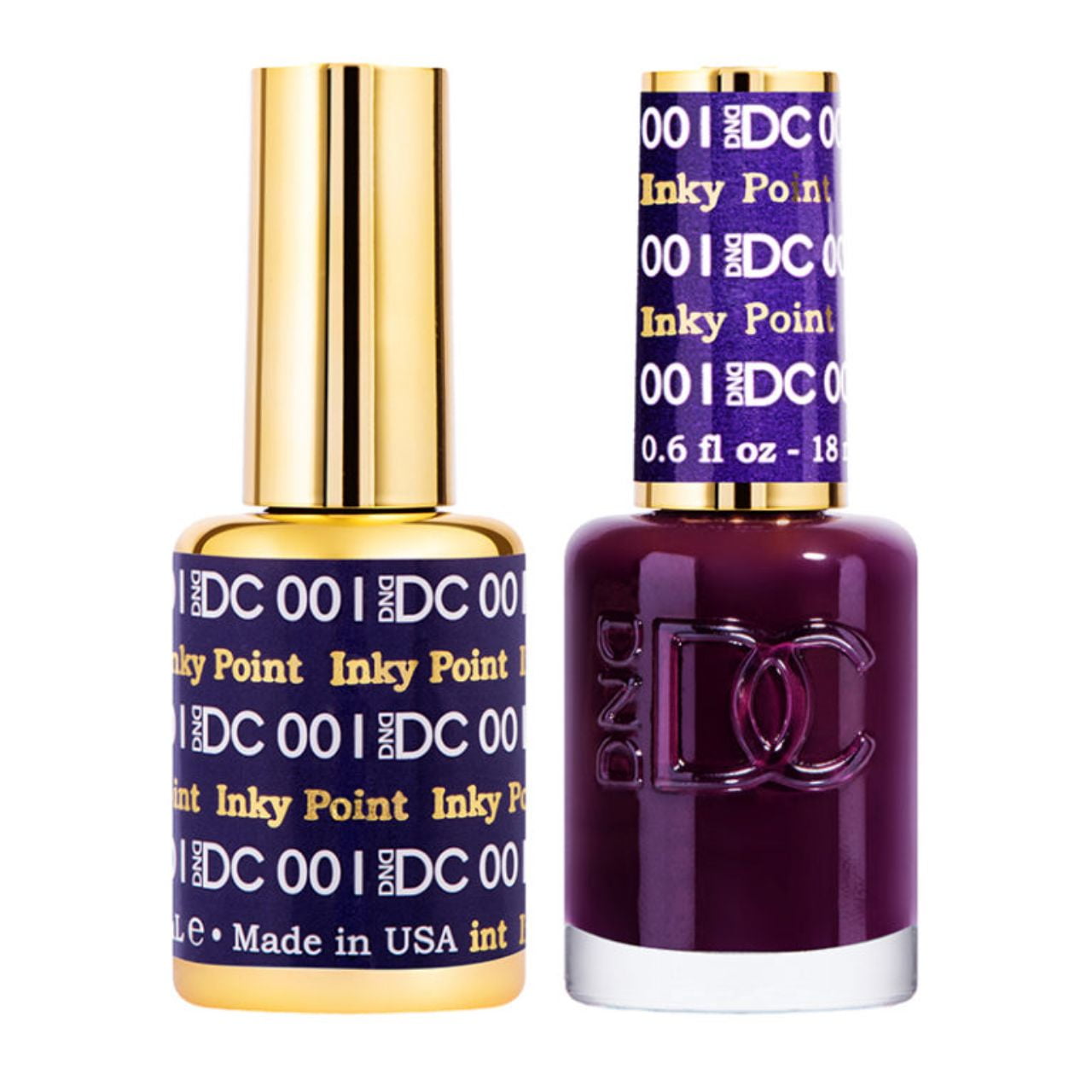Inky Point #001 & Matching Polish Set - DND Gel & Lacquer