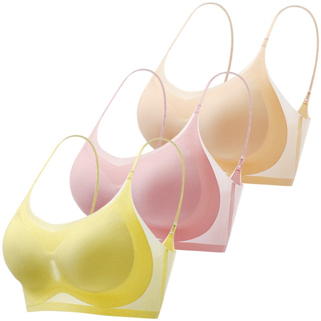 WZXFASHION Thin Bras Summer Thin Plus Size Ice Comfort Bra Bra J XL