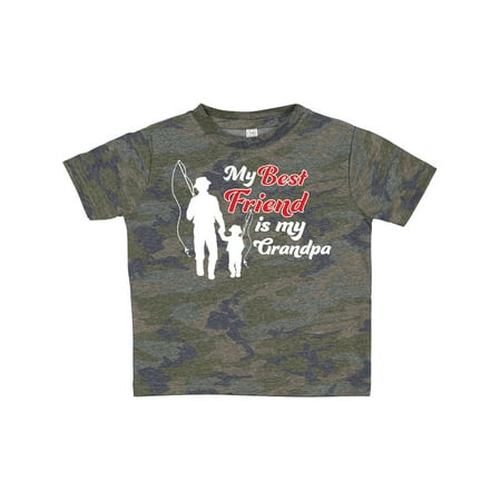 

Inktastic My Best Friend is My Grandpa Gift Toddler Boy or Toddler Girl T-Shirt