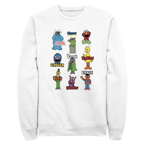 Men's Sesame Street Character Introductions  Sweatshirt