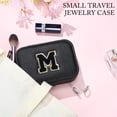 thumbnail image 4 of Parima Black Travel Jewelry Case, Initial Jewelry Travel Case, Personalized Gifts Travel Jewelry Case Organizer, Gifts for Women, 4 of 6