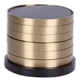 thumbnail image 2 of YLSHRF Cup Pad, Stackable Exquisite Insulation Cup Pad, Copper Edging For Insulation Tea Ceremony, 2 of 8