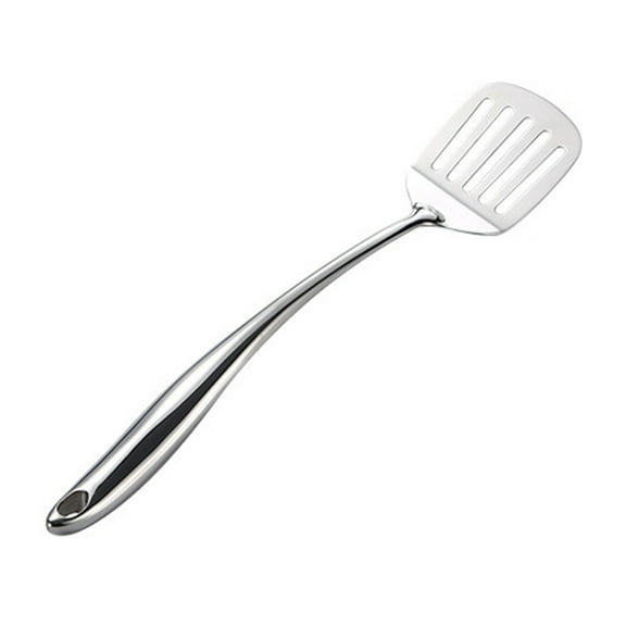 WHAMVOX Stainless Steel Cooking Utensils Set with Comfortable Grip and Easy Cleaning for Kitchen Use Silver