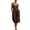 *Coffee, variant on VBVC Women's Spaghetti Strap Cotton-Linen Jumpsuit,V-Neck Wide Leg Romper For Women,Ladies Baggy Sleeveless Outfit Set with Pockets,Army Green,S-3XL
