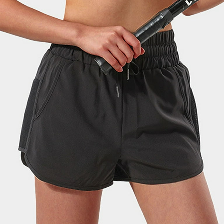 High waisted shorts athletic cheap