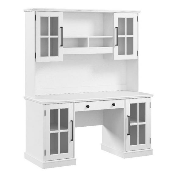 Bush Westbrook 60W Computer Desk with Hutch and Storage - Engineered Wood