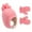 Watermelon Red, variant on iHPH7 Kids Hat and Gloves Set Hat and Gloves for Girls Winter Hats for Kids Winter Accessories Warm Hat Warm Gloves Winter Beanie Black L