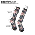 thumbnail image 2 of Logiee Vintage Floral Print Gift Stocking Stuffers,Adult Stockings,Novelty Socks,Funny Socks Birthday Running Walking Sleeping, 2 of 6