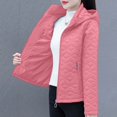 thumbnail image 2 of Unir Womens Winter Coats, Quilted Jackets For Women, Hooded Zip Front Puffer Jacket, Lightweight Nylon Thermal Outerwear, Zip Security Pockets, M‑XXL, Plus Size Friendly, 2 of 5