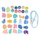 thumbnail image 1 of Cuerda de madera para enhebrar cuentas para niños pequeños juguete educativo de Aprendizaje Temprano preescolarAnimal, 1 of 14